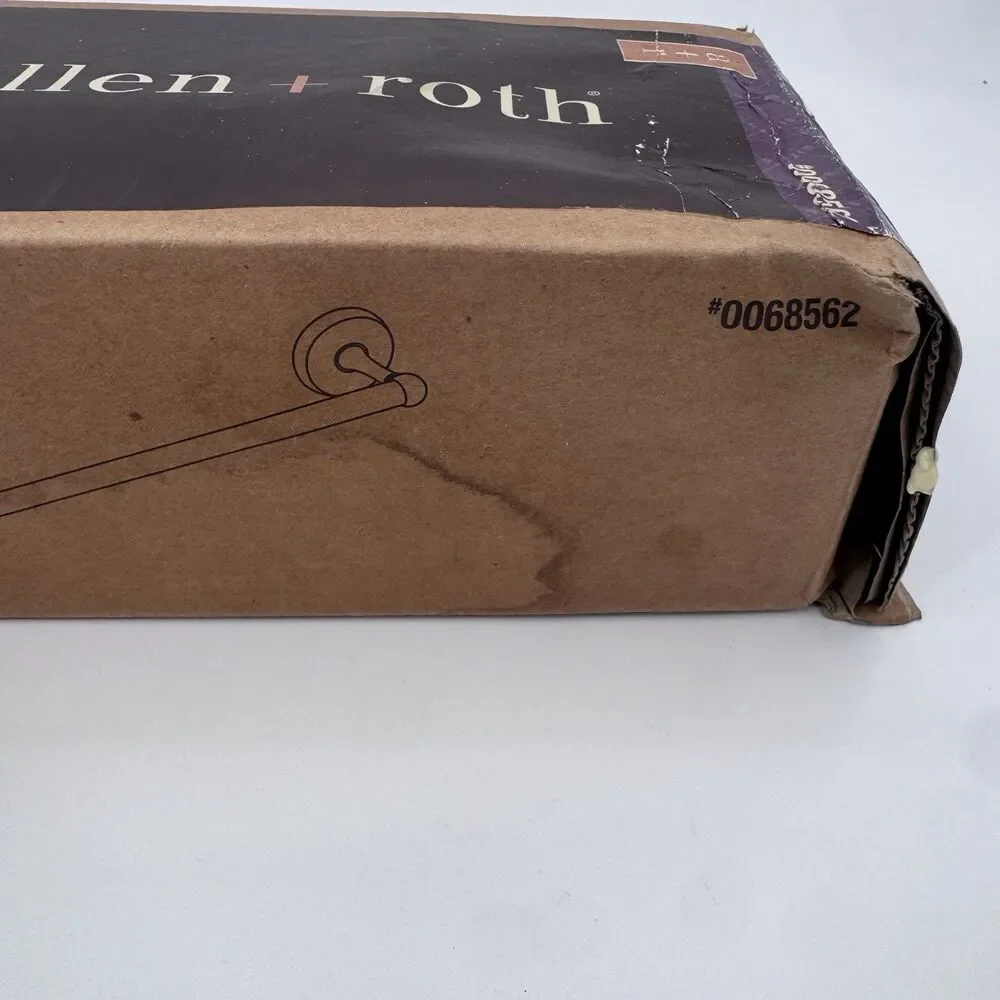 Allen And Roth 24 Inch Chrom Wall Mount Towel Bar New Fast Shipping B